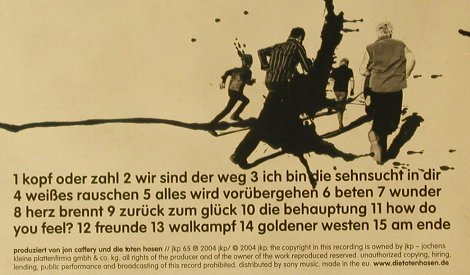 Toten Hosen: Zurück Zum Glück, Digi, Sony(), EU, 2004 - CD - 95609 - 10,00 Euro
