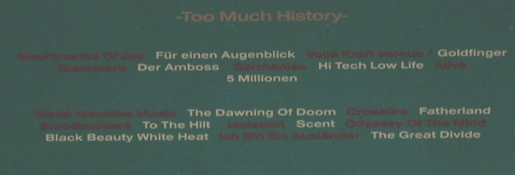 Krupps: Too Much History, Digi, FS-New, AFM(), EU, 2007 - 2CD - 97616 - 12,50 Euro