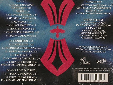 Corvus Corax: Live in München, Digi, FS-New, Pica Music(PM0810-31), , 2010 - 2CD - 80940 - 12,50 Euro