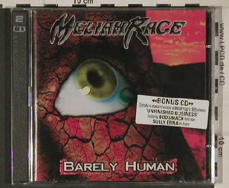 Meliah Rage: Barely Human , Bonus CD, FS-New, Screaming FerretWreckord(AUD005x), , 2004 - 2CD - 81044 - 10,00 Euro