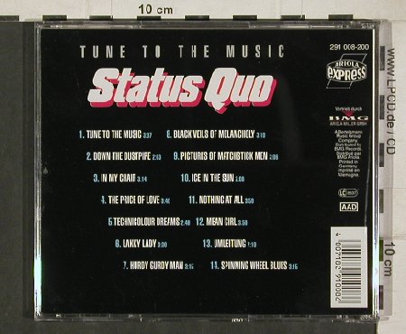 Status Quo: Tune To The Music,14Tr.,MasterORock, Ariola(291 008-200), D,  - CD - 81337 - 5,00 Euro