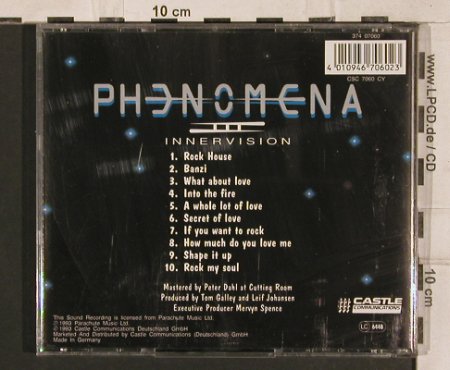 Phenomena: Inner Vision, Castle(), D, 1993 - CD - 83261 - 7,50 Euro