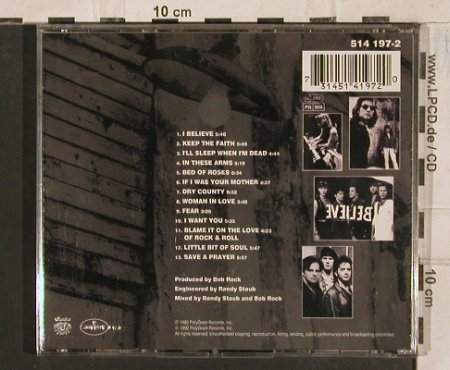 Bon Jovi: Keep The Faith, 13Tr., Mercury(514 197-2), , 1993 - CD - 83544 - 5,00 Euro