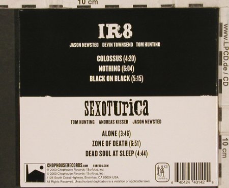 IR8 vs Sexoturica: Same, Digi, ( Jason Newsted ), Chophouse(), , 2003 - CD - 83581 - 7,50 Euro