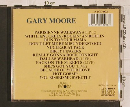 Moore,Gary: Ironstrike-13 Rock Hard Hits, Avanti(), CH,  - CD - 83755 - 7,50 Euro
