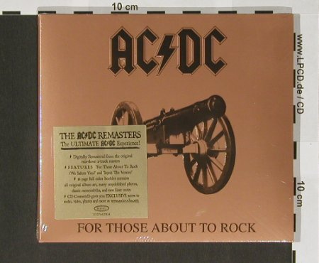 AC/DC: For Those About To Rock,Digi,FS-New, Epic(510766 2), D, 03 - CD - 90769 - 10,00 Euro