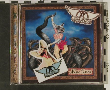 Aerosmith: Nine Lives, 14 Tr.+ Magnet Sticker, Columbia(COL 485020-5), A, 1997 - CD - 93271 - 12,50 Euro