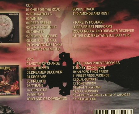 Judas Priest: Rocka Rolla / Sad Wings of Destiny, Diesel and Glory(DG001), , 1987 - 2CD - 94462 - 11,50 Euro