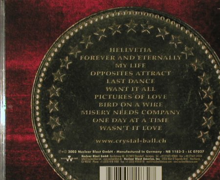 Crystal Ball: Hellvetia, Nuclear Blast(), D, 2003 - CD - 95870 - 7,50 Euro