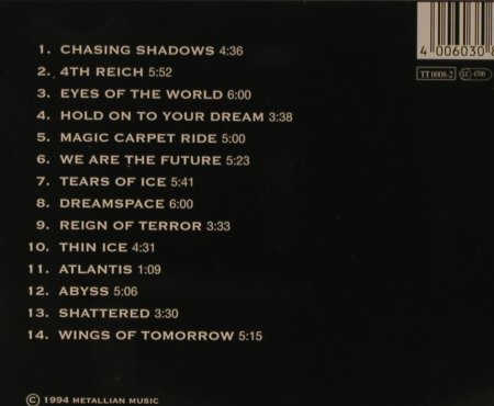Stratovarius: Dreamspace, Modern Music(TT 0008-2), D, 1994 - CD - 97149 - 7,50 Euro