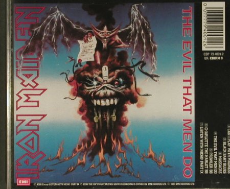 Iron Maiden: Can I Play With Madness,The Evil'88, EMI(), UK, 7Tr., 1990 - CD5inch - 99411 - 25,00 Euro