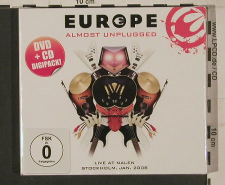 Europe: Almost Unplugged,Live 2008, Digi, Hell & Back(HBDV002), EU, FS-New, 2009 - CD/DVD - 99997 - 12,50 Euro