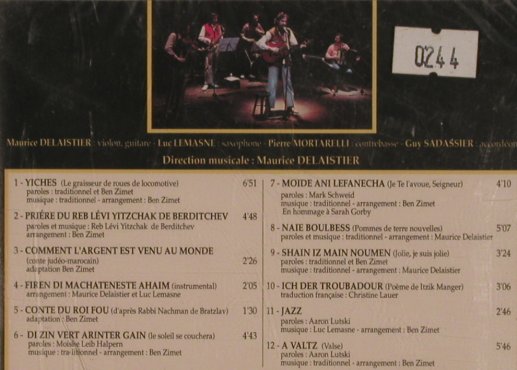 Zimet,Ben: au Theatre De La Ville, FS-New, Scalen Dis(), F, 1993 - CD - 84396 - 12,50 Euro