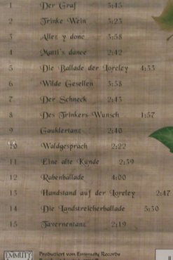 Streuner, die: Fürsten in Lumpen und Loden, FS-New, Emmuty(TOT 23014), , 2004 - CD - 92419 - 10,00 Euro