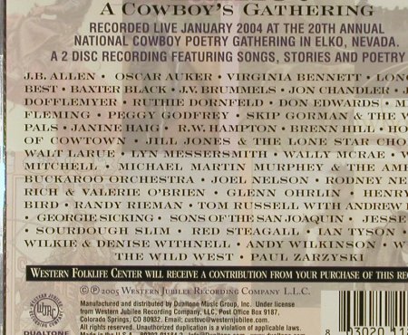 V.A.Elko!: A Cowboy Gathering, Westen Jubilee(), US, 2005 - 2CD - 83859 - 10,00 Euro
