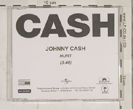 Cash,Johnny: Hurt, 1Tr. Promo, CDR, Universal(), D,  - CDR5" - 90183 - 3,00 Euro