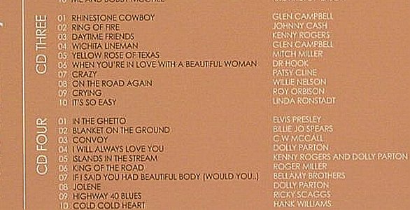 V.A.Pure Country Moods: Country & Western Tearjerking Moods, Beechwood(), UK-Box, 04 - 4CD - 90376 - 7,50 Euro