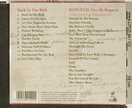 Rogers,Kenny: Back To The Well, Lim.Ed., FS-New, Dreamcatcher(SANDD129), UK, 2003 - 2CD - 92952 - 9,00 Euro