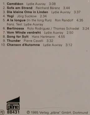 Auvray,Lydie & die Auvrettes: Ensemble, Pläne(88431), D, 1985 - CD - 82065 - 7,50 Euro