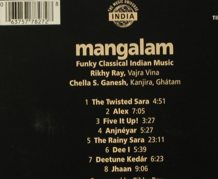Mangalam: Funky Classical Indian Music,Digi, Enja(TIP-888 827 2), D, 1997 - CD - 96459 - 10,00 Euro