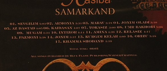Nasiba: Samarkand, FS-New, Zomba(), D, 03 - CD - 99118 - 7,50 Euro