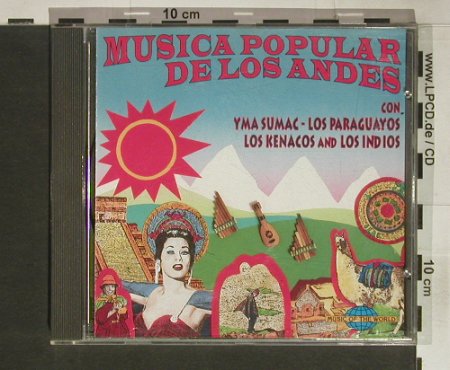 V.A.Musica Popular de Los Andes: con Yma Sumac...Los Indios, Music o t World(), , 1994 - CD - 54585 - 4,00 Euro