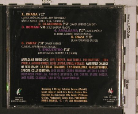 Amalgama: Encuento(Karnatakacoll.Percussion), Nuba(7702), E, FS-New, 1995 - CD - 84402 - 10,00 Euro