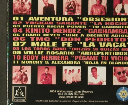 V.A.J&N Latin Hits Jam: Bachata Salsa Merengue, FS-New, Walboomers Latina Rec.(), EU, 2004 - CD - 93646 - 10,00 Euro