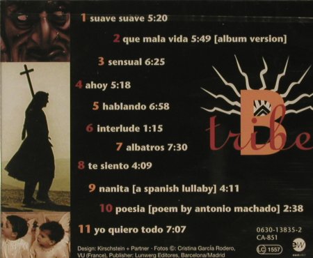 B-Tribe: Suave Suave,11 Tr. FS-New, EW(), D, 1996 - CD - 96869 - 5,00 Euro