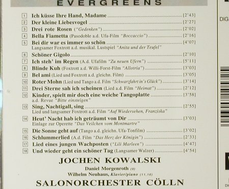 Kowalski,Jochen: Evergreens, Capriccio(10 572), D, 1995 - CD - 67590 - 7,50 Euro