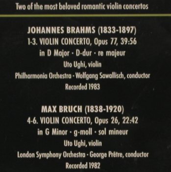 Brahms,Johannes: Violin Concertos, RCA(74321 29245 2), EC, 1995 - CD - 80293 - 5,00 Euro