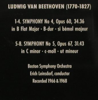 Beethoven,Ludwig van: Sinfonien Nr.4 & 5 (No.24), RCA(74321 24199 2), EC, 1995 - CD - 80294 - 5,00 Euro