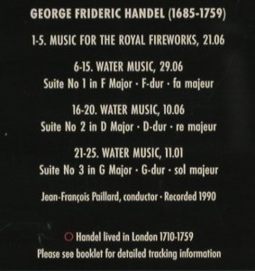 Händel,Georg Friedrich: Water Music, RCA(74321 29236 2), D, 1995 - CD - 80323 - 7,50 Euro