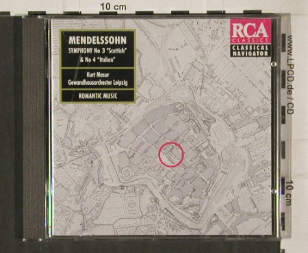 Mendelssohn,Felix: Symphonie No.3+4, Scottish,Italian, RCA(74321 17891 2), D, 1994 - CD - 80328 - 7,50 Euro