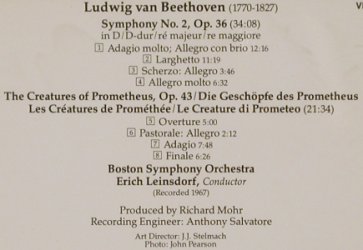 Beethoven,Ludwig van: Symphony No 2, RCA Victrola(VD 60130), D, 1989 - CD - 80343 - 5,00 Euro