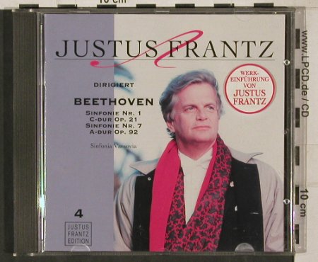 Frantz,Justus: dirigiert Beethoven Sinf.No.1, No.7, BMG/Eurodisc(74321 26087 2), EC, 1995 - CD - 80346 - 10,00 Euro