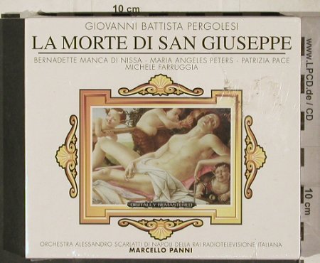 Pergolesi,Giovanni Battista: La Morte di San Giuseppe, FS-New, Hommage(HOM 7001836), D, 1990 - 2CD - 80372 - 10,00 Euro