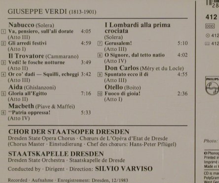 Verdi,Guiseppe: Italian Opera Choruses, Philips(412 235-2), D, 1983 - CD - 80389 - 7,50 Euro