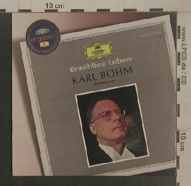 Böhm,Karl: Erzähltes Leben,Promo,1Tr.(56:43), D.Gr. Mono(LPM 18728), D,Digi,  - CD - 80410 - 5,00 Euro