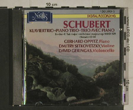 Schubert,Franz: Klaviertrios,op.100,D929,Sonate D28, Novalis(150 003-2), D, 1985 - CD - 80421 - 5,00 Euro