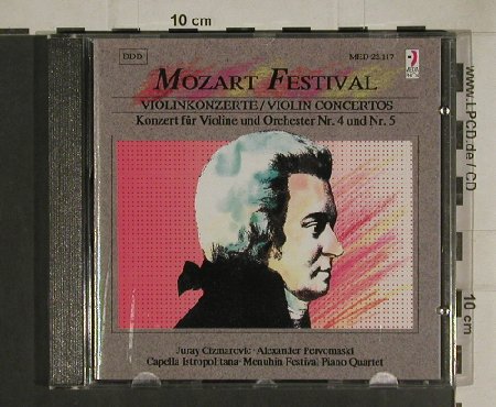 Mozart,Wolfgang Amadeus: Violinkonzerte Nr.4 & 5, Mediaphon(22.117), D, 1990 - CD - 80424 - 6,00 Euro
