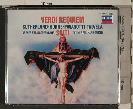 Verdi,Guiseppe: Requiem 68, Wiener Philh./Solti, Decca(411 944-2), D, 1984 - 2CD - 81262 - 10,00 Euro