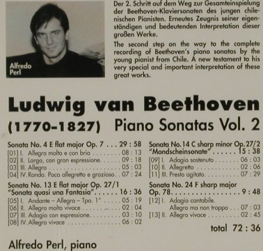 Beethoven,Ludwig van: Piano Sonatas Vol.5, Arte Nova(7432130459 2), D, 1995 - 2CD - 81350 - 5,00 Euro