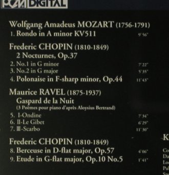 Lifschitz,Konstantin: Live in Milano, Mozart,Chopin,Ravel, Denon(CO-78908), J, 1994 - CD - 81464 - 10,00 Euro