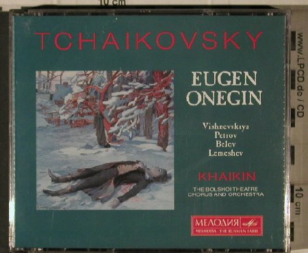 Tschaikovsky,Peter: Eugene Onegin, Gesammtaufn, russ., Melodia/BMG(74321170902), D, 1993 - 2CD - 81481 - 7,50 Euro