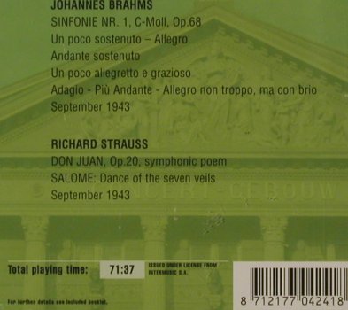 Brahms,Johannes: Sinfonie Nr.1 / Strauss:Don Juan.., Audiophile Classics(APL 101.555), P, 2001 - CD - 81508 - 5,00 Euro