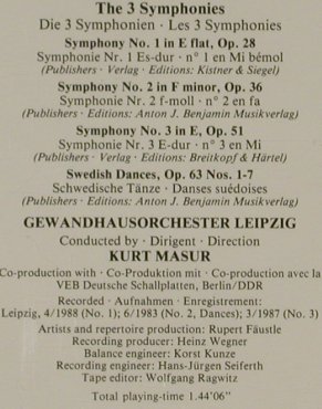 Bruch,Max: The 3 Symphonies, op.28,36,51, Philips(420 932-2), D, 1988 - 2CD - 81511 - 7,50 Euro