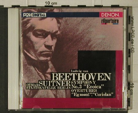 Beethoven,Ludwig van: Sinfonien Nr.3 in e.flat maj Eroica, Denon(DC-8014), J, 1988 - CD - 81527 - 7,50 Euro