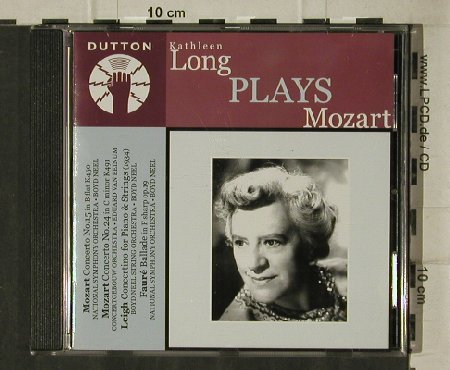 Long,Kathleen: Plays Mozart/Faure,Concerto No15,24, Dutton(CDBP 9714), A/D, 2001 - CD - 81535 - 7,50 Euro