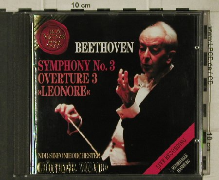 Beethoven,Ludwig van: Symphony No.3,Overture 3,op.75,72ab, BMG/NDR(RD 60755), D, 1991 - CD - 81563 - 7,50 Euro